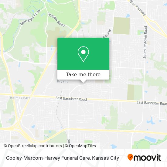 Cooley-Marcom-Harvey Funeral Care map