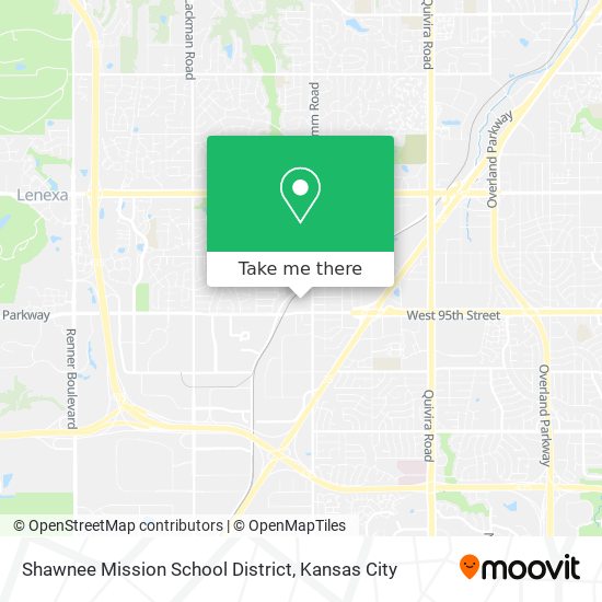 Shawnee Mission School District map