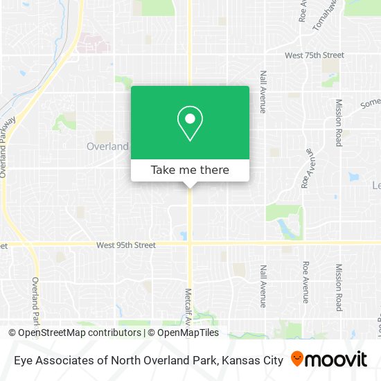 Mapa de Eye Associates of North Overland Park