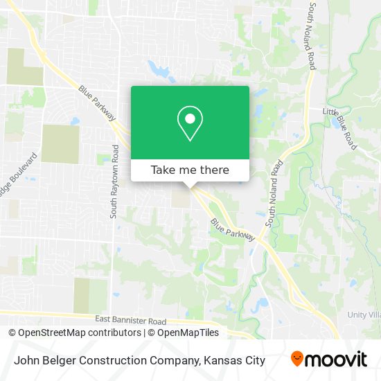 John Belger Construction Company map