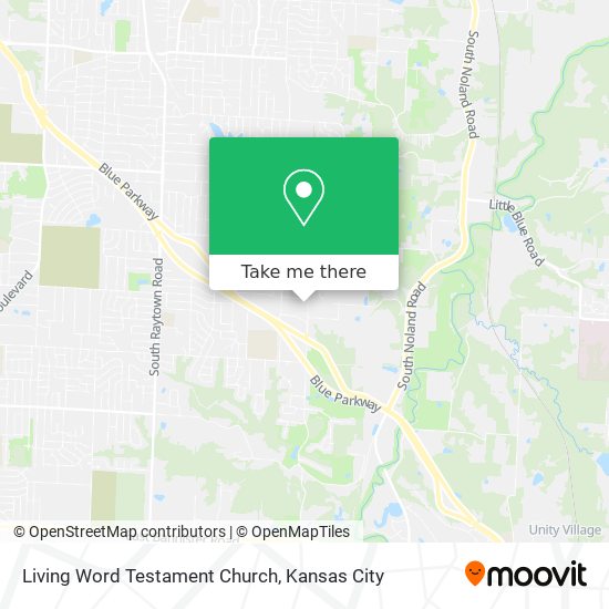 Mapa de Living Word Testament Church