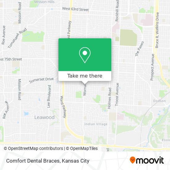 Mapa de Comfort Dental Braces