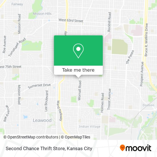 Second Chance Thrift Store map