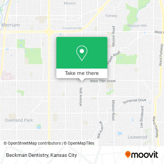 Beckman Dentistry map