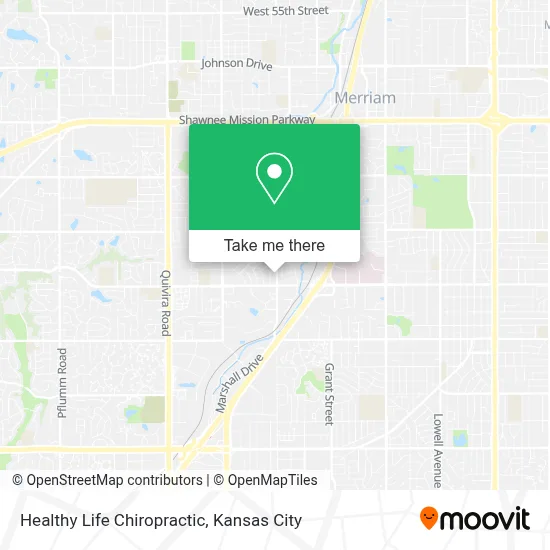 Healthy Life Chiropractic map