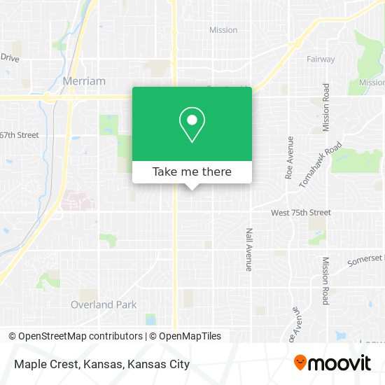 Mapa de Maple Crest, Kansas