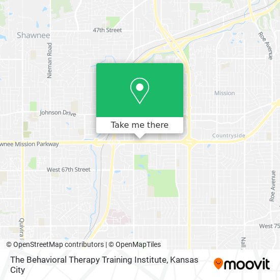 The Behavioral Therapy Training Institute map