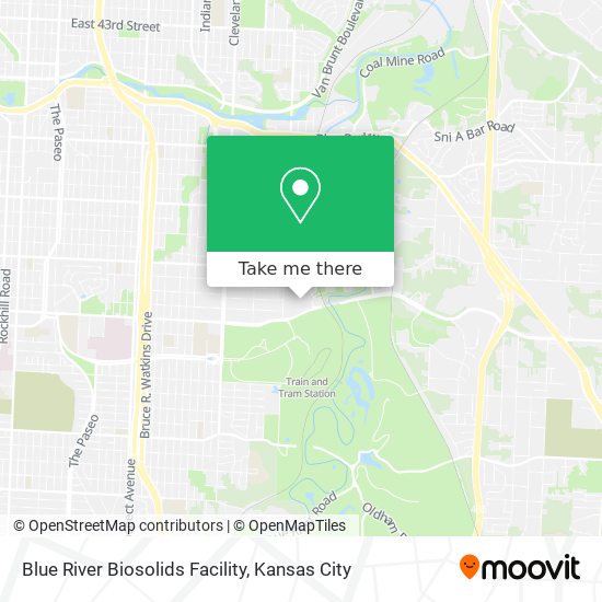 Blue River Biosolids Facility map