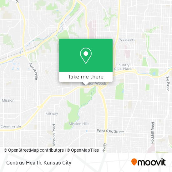 Mapa de Centrus Health