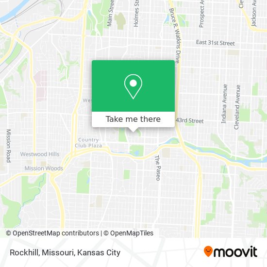 Rockhill, Missouri map
