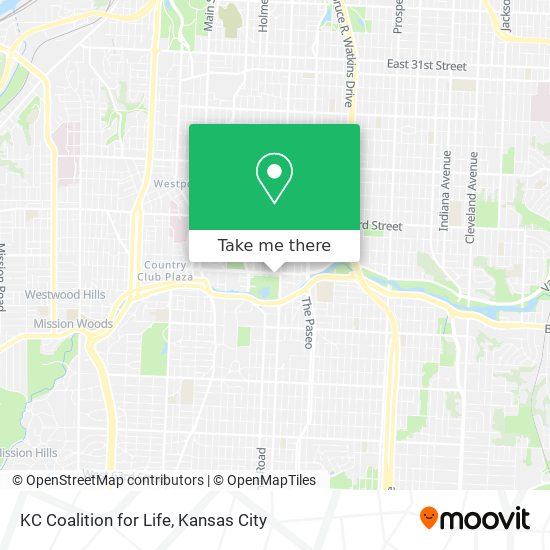 KC Coalition for Life map