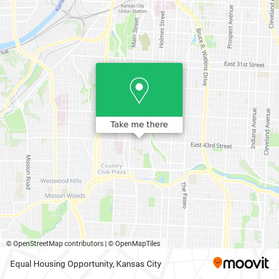 Mapa de Equal Housing Opportunity