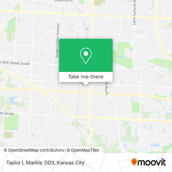 Taylor L Markle, DDS map