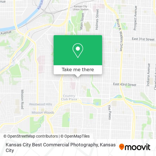 Kansas City Best Commercial Photography map