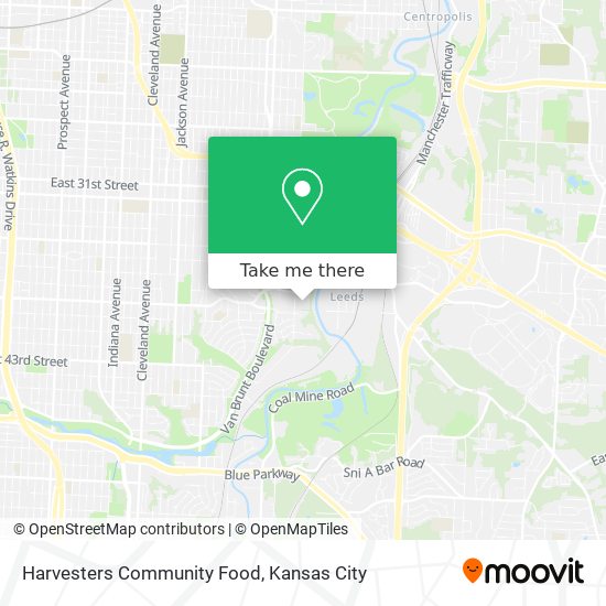 Mapa de Harvesters Community Food