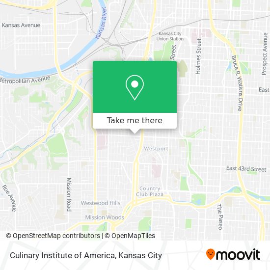 Mapa de Culinary Institute of America