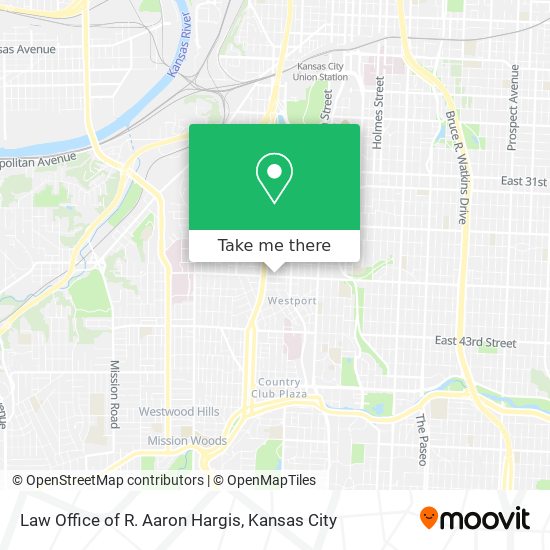 Mapa de Law Office of R. Aaron Hargis