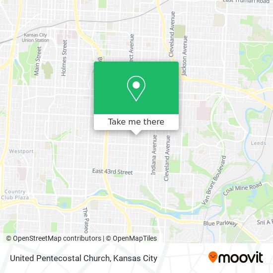 Mapa de United Pentecostal Church