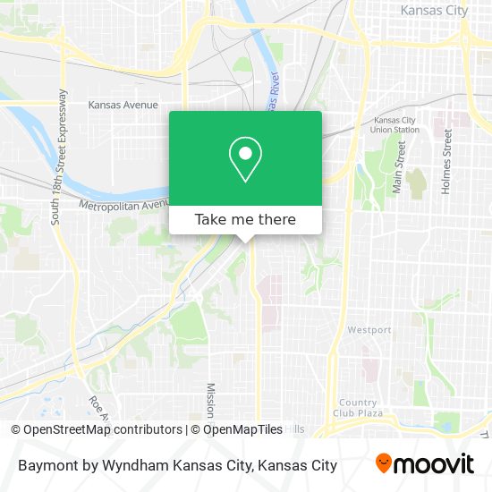 Baymont by Wyndham Kansas City map