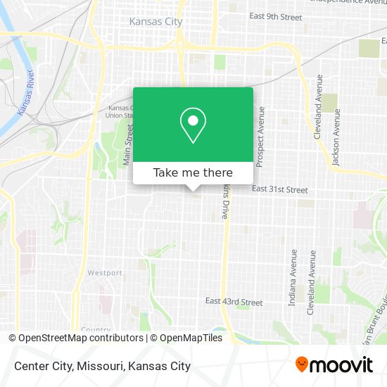 Mapa de Center City, Missouri