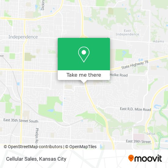 Cellular Sales map