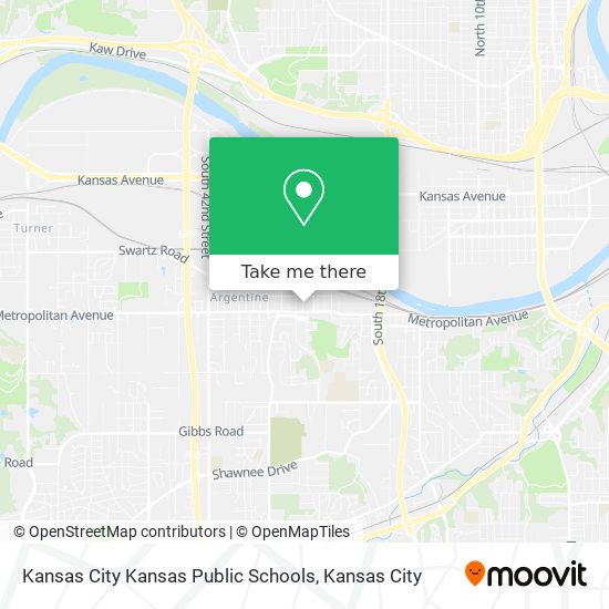 Mapa de Kansas City Kansas Public Schools