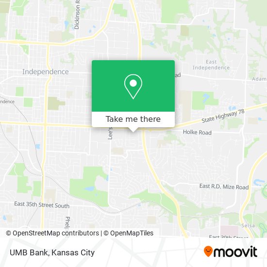 UMB Bank map