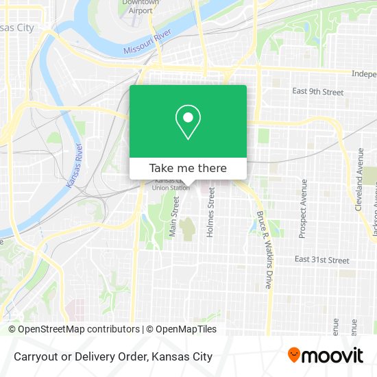 Mapa de Carryout or Delivery Order