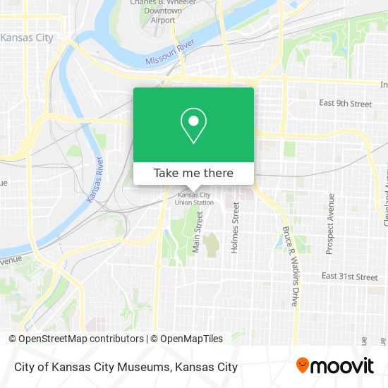 Mapa de City of Kansas City Museums