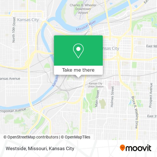 Mapa de Westside, Missouri