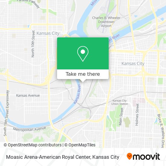 Moasic Arena-American Royal Center map