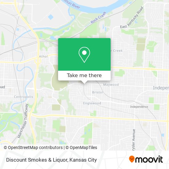 Mapa de Discount Smokes & Liquor