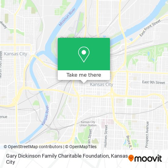 Mapa de Gary Dickinson Family Charitable Foundation