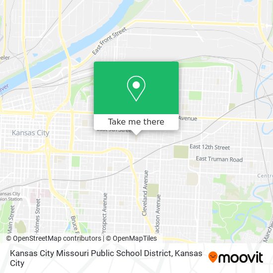 Kansas City Missouri Public School District map