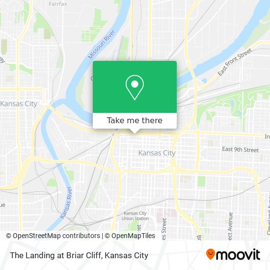 The Landing at Briar Cliff map