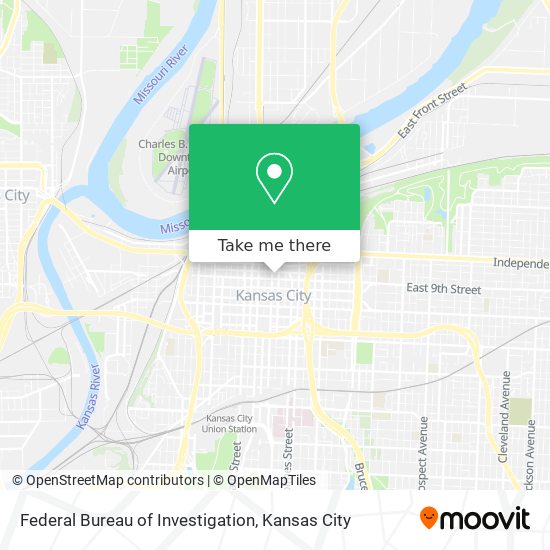 Federal Bureau of Investigation map