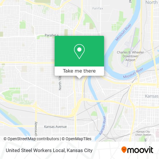 Mapa de United Steel Workers Local