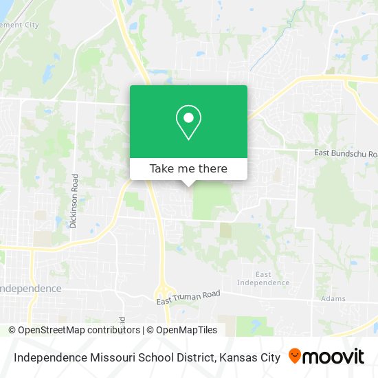 Independence Missouri School District map