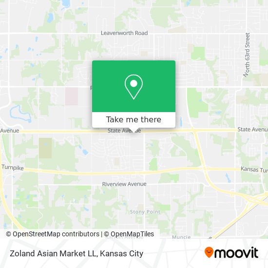 Zoland Asian Market LL map