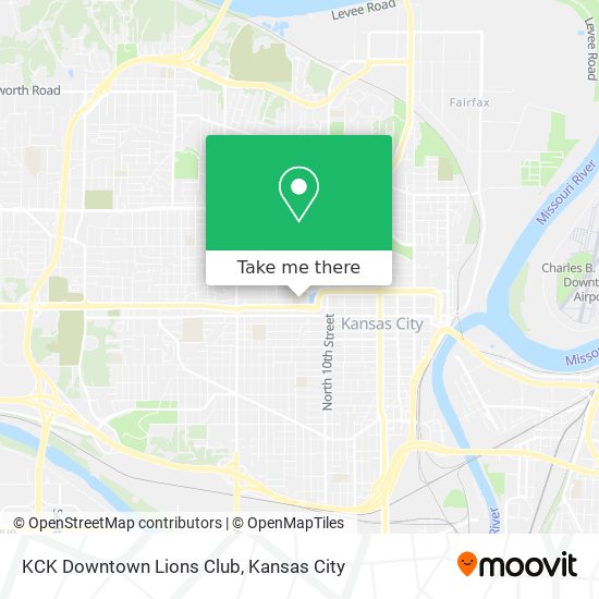 KCK Downtown Lions Club map