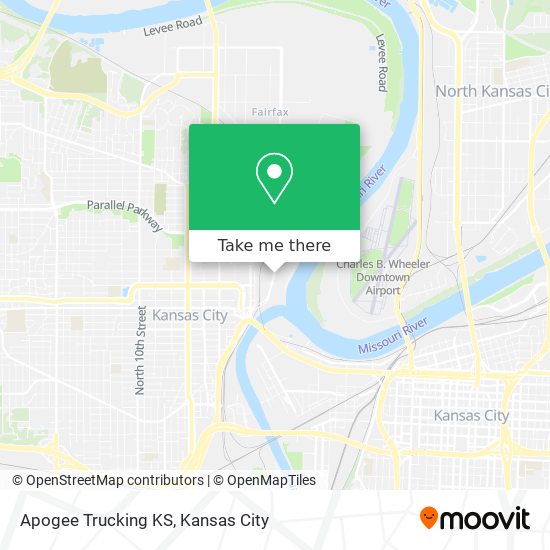 Apogee Trucking KS map