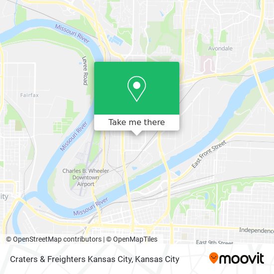 Mapa de Craters & Freighters Kansas City