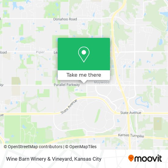 Wine Barn Winery & Vineyard map