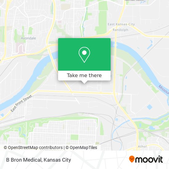 B Bron Medical map