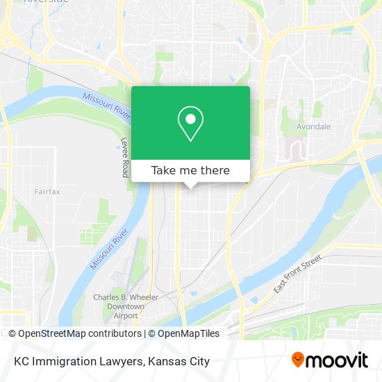 Mapa de KC Immigration Lawyers