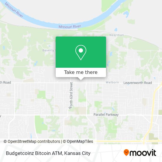 Budgetcoinz Bitcoin ATM map