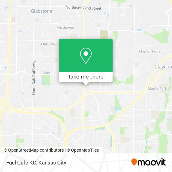 Fuel Cafe KC map