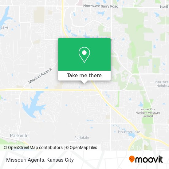 Mapa de Missouri Agents