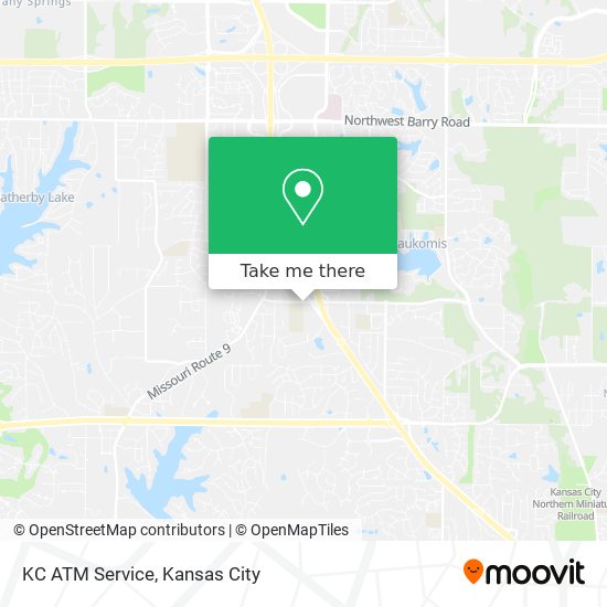 Mapa de KC ATM Service
