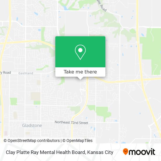 Mapa de Clay Platte Ray Mental Health Board